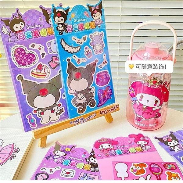  Sticker ghép bộ phận nhân vật 