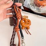  Móc khoá bánh nướng chocolate phụ kiện 