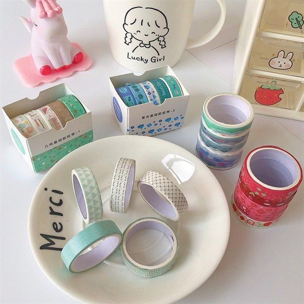  Washi tape 5c hoạ tiết 