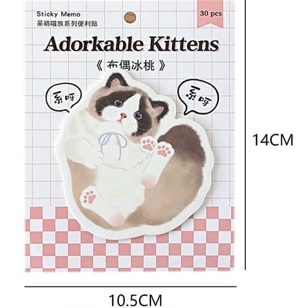  Giấy nhớ Adorkable Kittens 