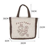  Túi tote rồng Jolly day 30x25cm 