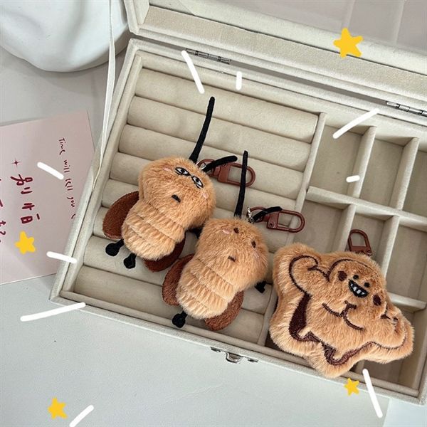  Móc khoá mini gián bông 