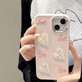  Ốp trái tim xà cừ nơ nhí hồng 