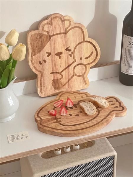  Thớt gỗ khuôn hình dễ thương 