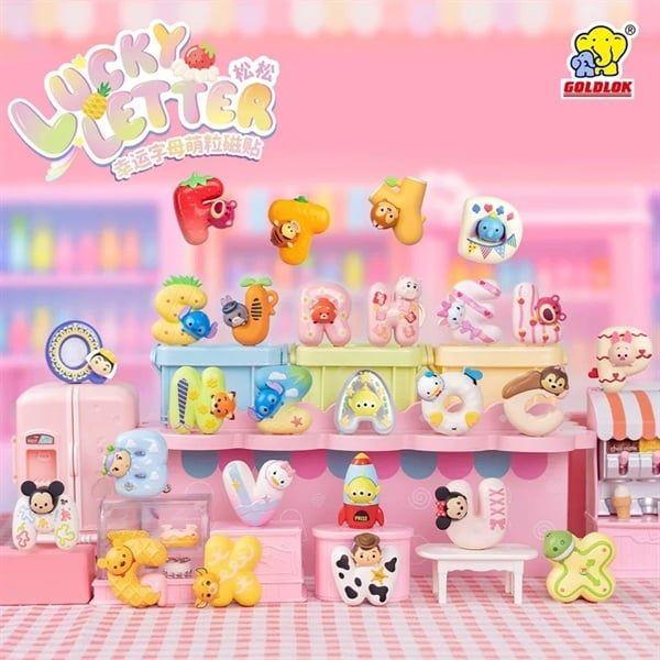  Blind Bag Disney chữ cái nam châm 