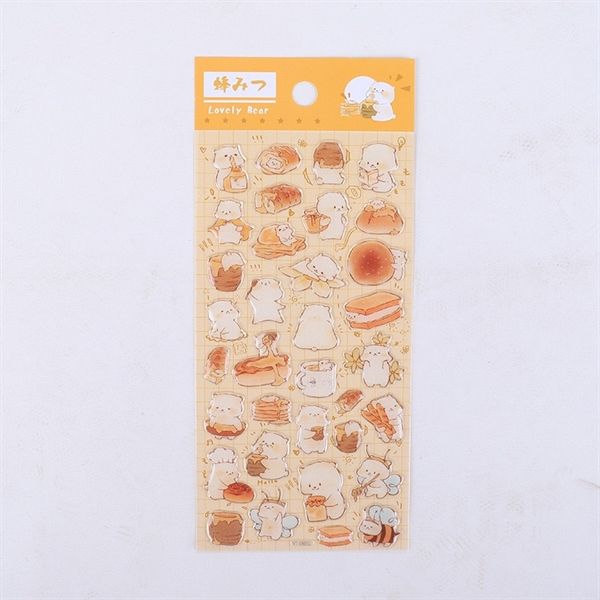  Sticker ánh nhũ nổi bìa caro 