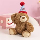  Gấu bông teddy mũ Happy Birthday 