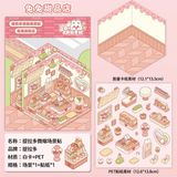  Sticker sắp xếp gian hàng góc 3/4 Telado 