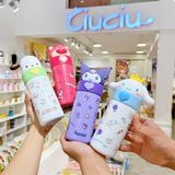  Bình giữ nhiệt Sanrio đầu silicon 350ml 