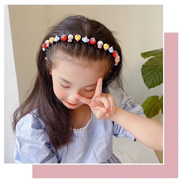  Bờm đính charm hình dễ thương 