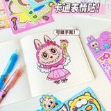  Sticker ghép bộ phận nhân vật 