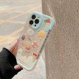  Ốp bánh kem chảy nền caro 