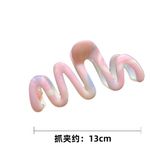 Kẹp càng cua ombre loang hồng 