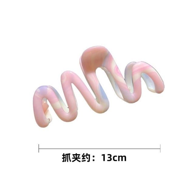  Kẹp càng cua ombre loang hồng 
