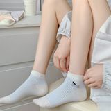  Tất Xiaohesi cổ ngắn cún xúc xích 