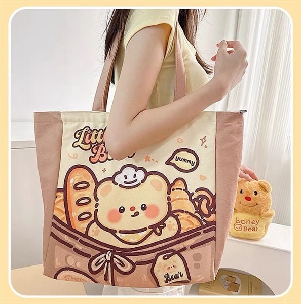  Túi tote Little Bear 30x35cm 