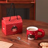  Set bát đĩa bé táo đỏ 
