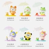 Hộp mù thú áo mưa cầm ô 