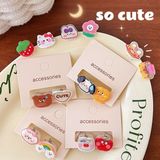  Set 2 kẹp mini màu sắc 