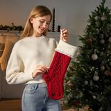  Tất len decor Giáng Sinh 45cm 