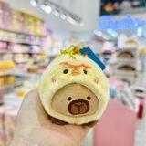  Móc khoá Capybara cosplay thú tròn 