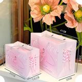  Túi quà ombre hồng Love You ruy băng 