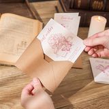  Thiệp hoa vẽ đơn sắc 