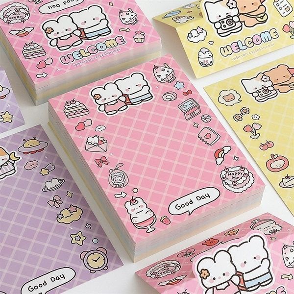  Giấy bìa cứng DIY Telado kẻ trám 10x14cm 20 tờ 