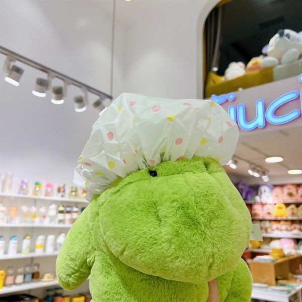  Mũ chụp tóc đi tắm Trikeel chấm bi 