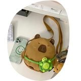  Túi Capybara túi rùa + móc khoá bông 