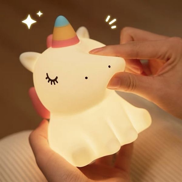  Đèn ngủ Unicorn nhắm mắt 