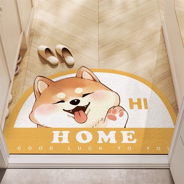  Thảm chống bụi Shiba HOME bán nguyệt 45x75cm 