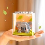  Xếp hình thú hộp kính 9x9cm 