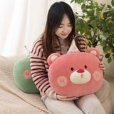  Gối đầu thú đội mũ sinh nhật 45cm 