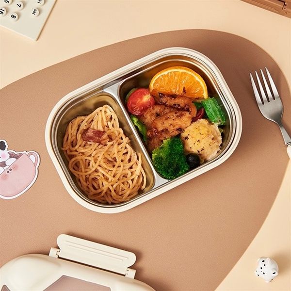  Hộp cơm cún tai nổi nắp trong 