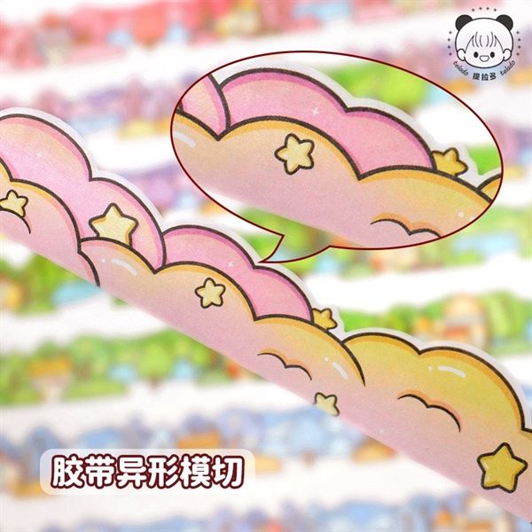  Washi tape dải hình dài Telado 