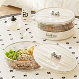  Khay mứt Sweet Time nơ bạc 