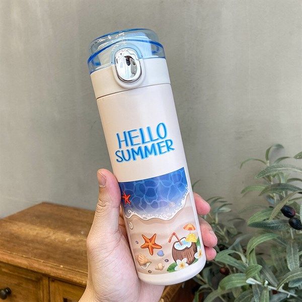  Bình giữ nhiệt Hello Summer 400ml 