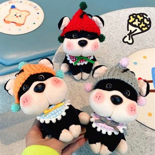  Móc khoá cún bông ong đốt 