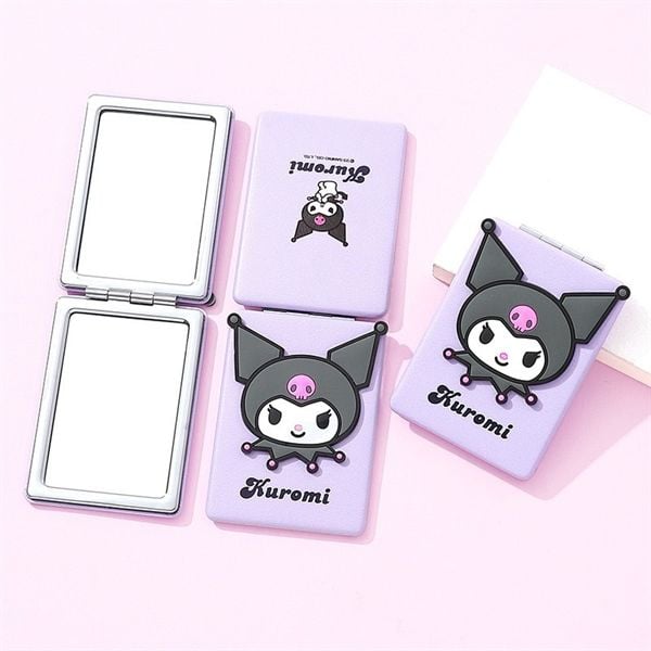  Gương gập chữ nhật Sanrio nổi 