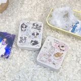  Hộp thiếc đa năng pet nền màu 9x7x3cm 
