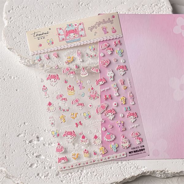  Sticker dán móng Tomoni Sanrio 