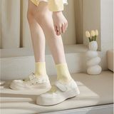  Tất Kiki Sox trơn pastel 