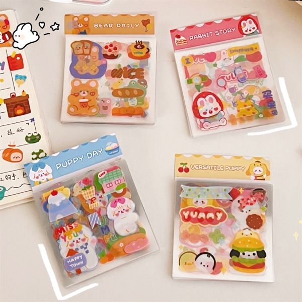  Set Sticker 25 tờ nền trong 