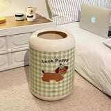  Thùng rác thú kẻ caro 12L 