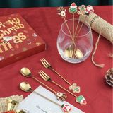  Set hộp quà 6 thìa dĩa Giáng Sinh mix 