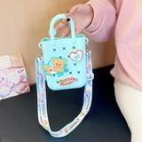  Túi silicon charm Butter Bear đeo chéo 