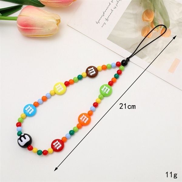  dây charm đeo điện thoại kẹo M&M 