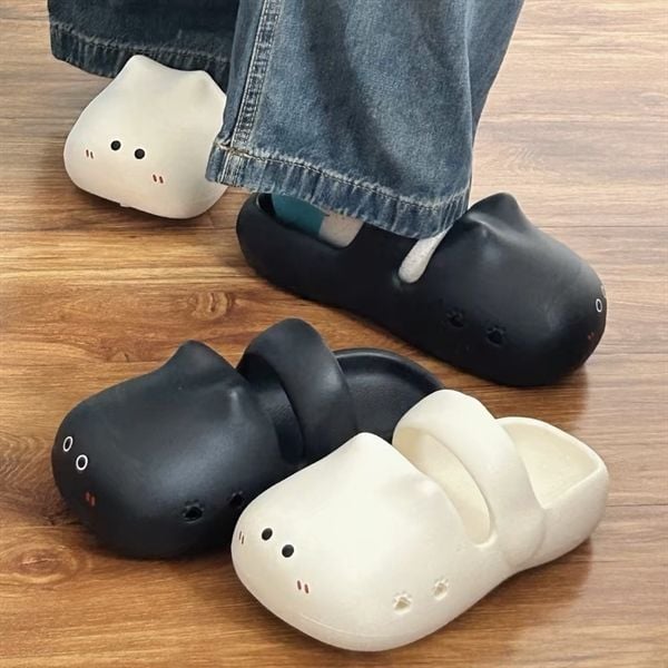  Dép mèo tai nổi 