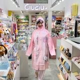  Áo mưa Sanrio + túi đựng 